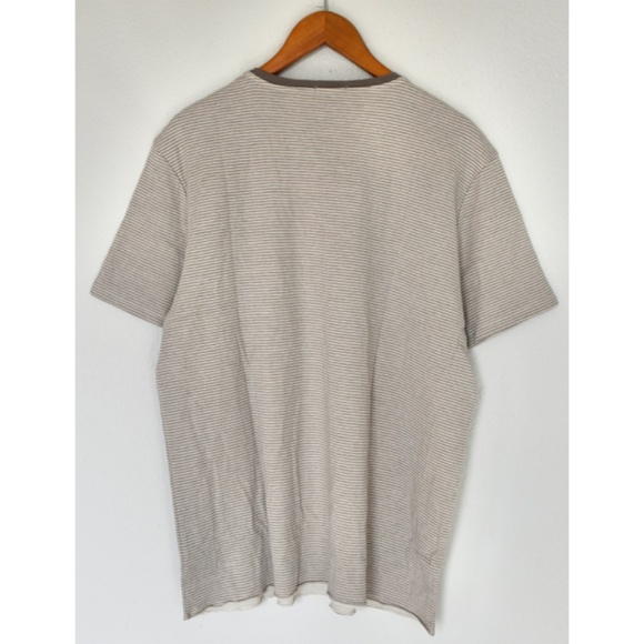 ATM ANTHONY THOMAS MILILLO STRIPE DOUBLE FACE COTTON JERSEY TEE. SIZE XL - Picture 6 of 9